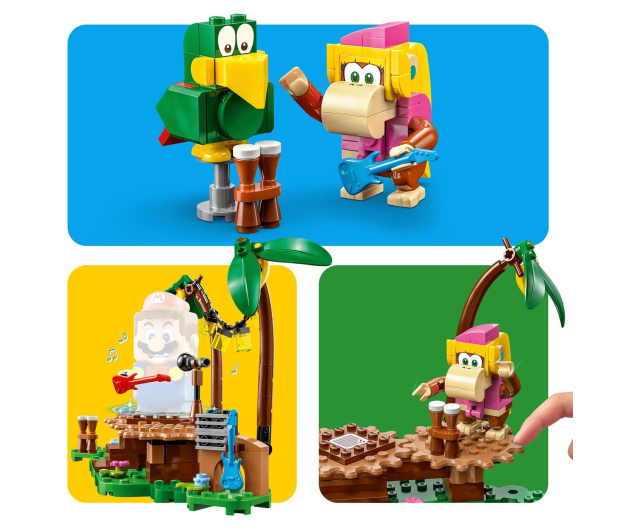 LEGO Super Mario 71421 Dżunglowy koncert Dixie Kong - rozsz. - 1159383 - zdjęcie 4